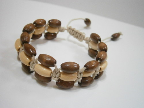 Náramek hnědý (shamballa) — foto 2