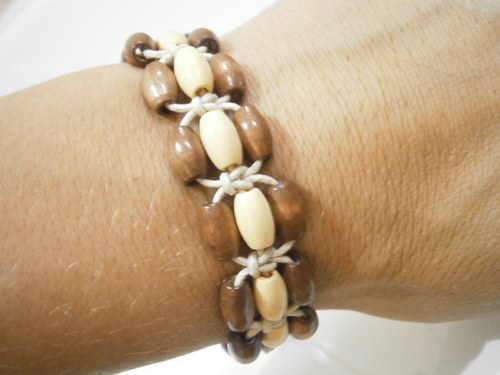 Náramek hnědý (shamballa) — foto 5