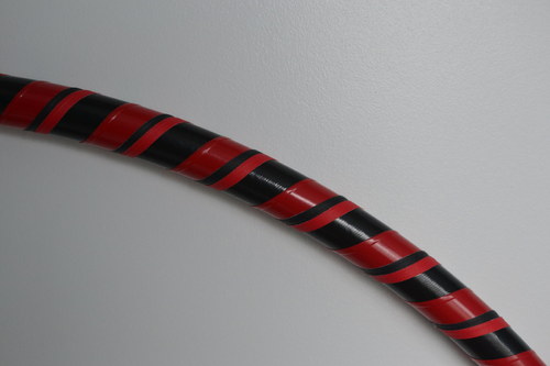 Obruč na hooping červeno-černá 100 cm — foto 2