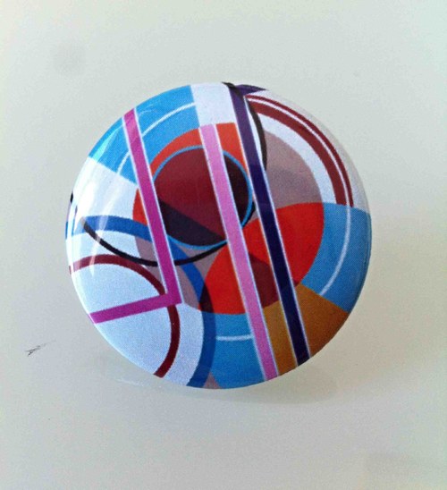 ORIGINÁLNÍ NÁUŠNICE styl geometrická abstrakce — foto 3
