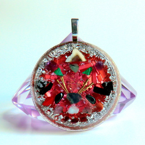 Orgonit *OBJ* Amulet na přání * mix kamínků — foto 2