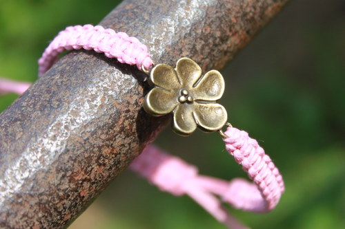 ..Neuvadnu Ti.. Náramek shamballa/makramé — foto 2