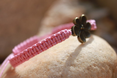 ..Neuvadnu Ti.. Náramek shamballa/makramé — foto 3