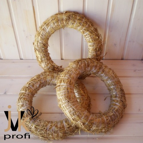 Slaměný věnec 25 cm — foto 2
