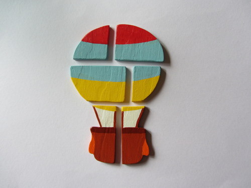 Balón-skládačka s magnety — foto 2