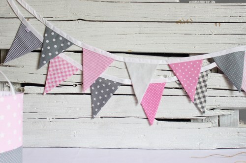 Praporky z kolekce "Pink & Grey" — foto 4