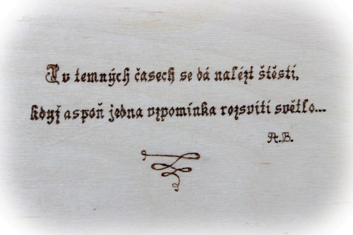 Truhlica "Severus Snape", na želanie — foto 3