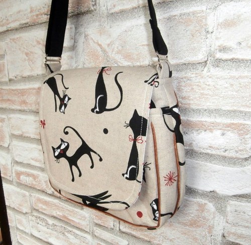 Crossbody kočičky na režné — foto 2