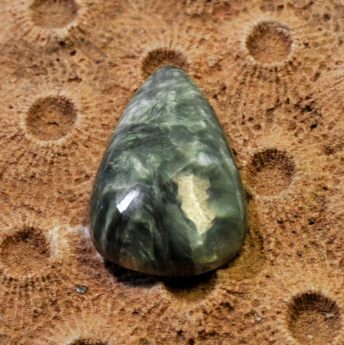 6. Serafinit kabošon 22x15 mm — foto 3