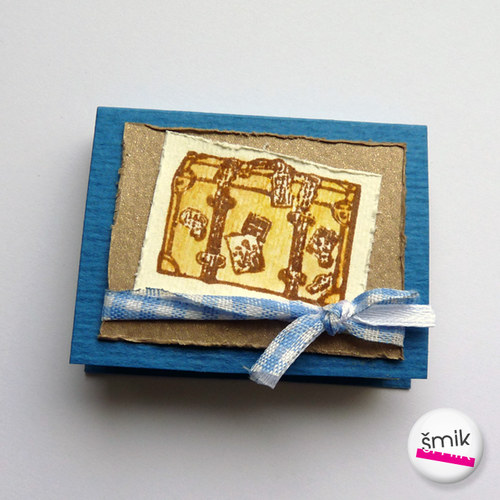 Cestovatelský, pánský MINI bloček post-it — foto 2