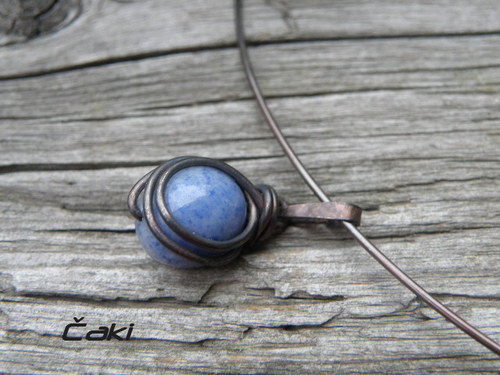 Chalcedony v mědi...souprava — foto 2