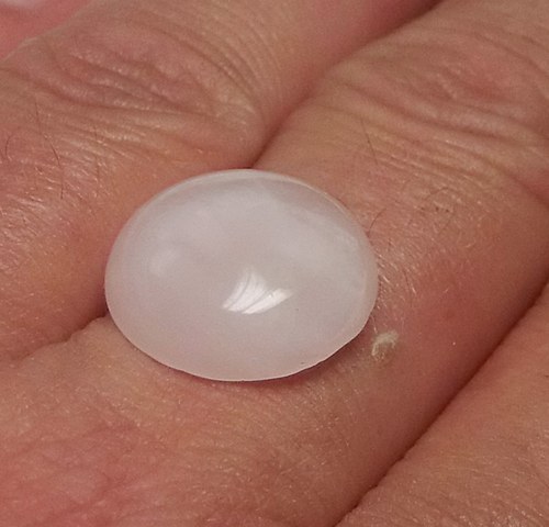 Růženín - kabošon - průměr 1 cm - B199 — foto 2