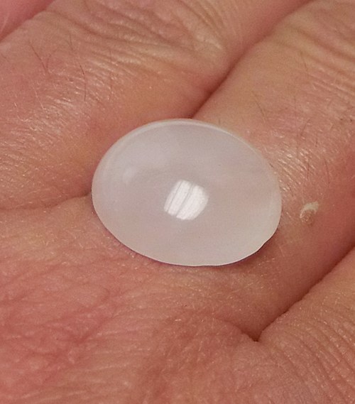Růženín - kabošon - průměr 1 cm - B201 — foto 2