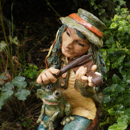Vodník Viktor,romantik s housličkama,37cm — foto 2