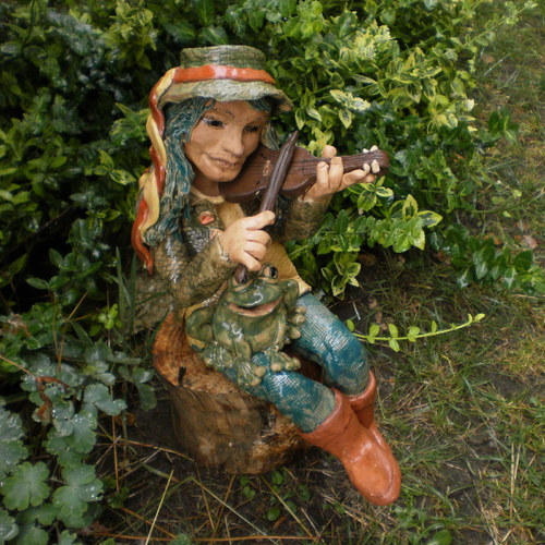 Vodník Viktor,romantik s housličkama,37cm — foto 5