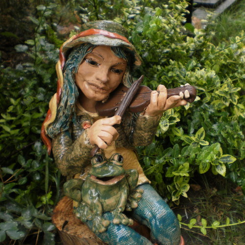 Vodník Viktor,romantik s housličkama,37cm — foto 6