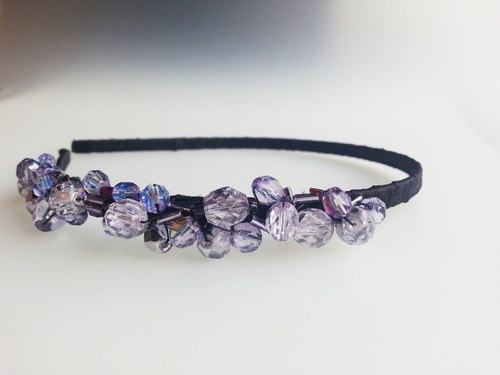 Perles violettes...čelenka — foto 2