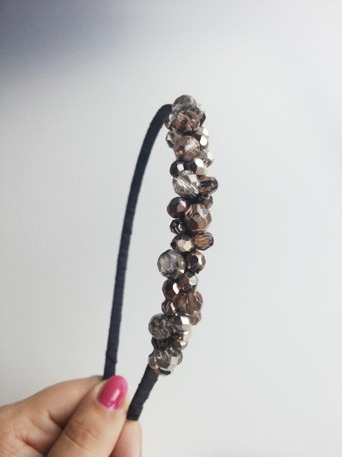 Perles brunes...čelenka — foto 2