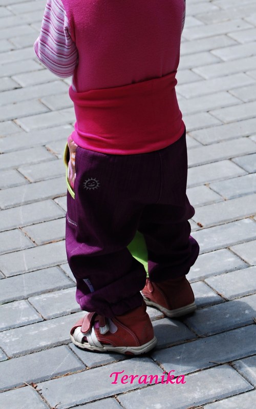Softshellové kalhoty "sloníci" vel.86 - 128 — foto 4