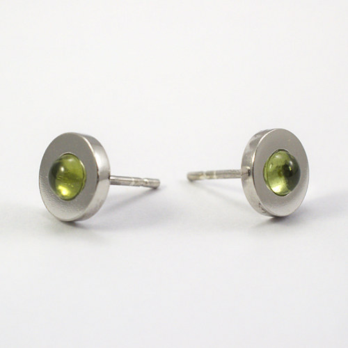 Náušnice PECKY (ag 925 + peridot) — foto 2