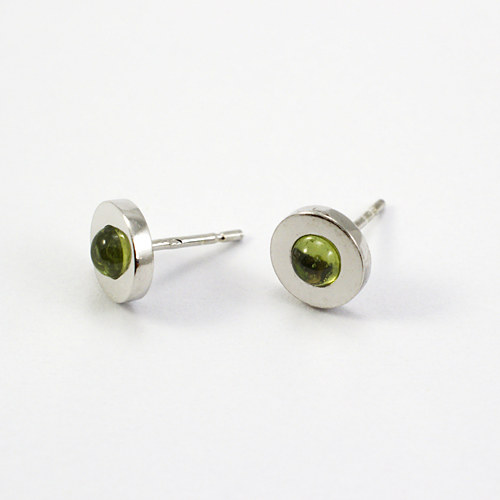 Náušnice PECKY (ag 925 + peridot) — foto 3
