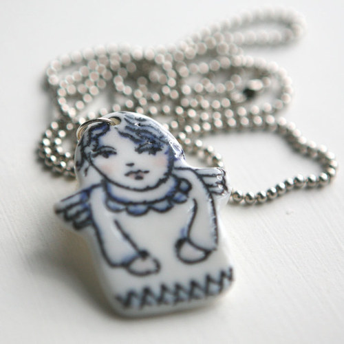 Anděl Věnek (porcelán) — foto 3
