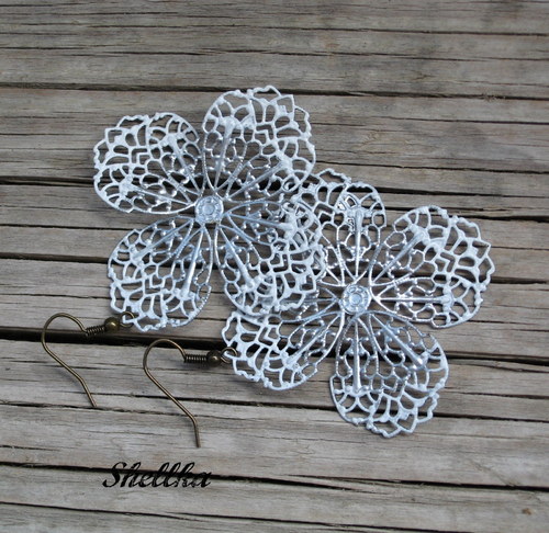 Náušnice ,,WHITE,, — foto 3