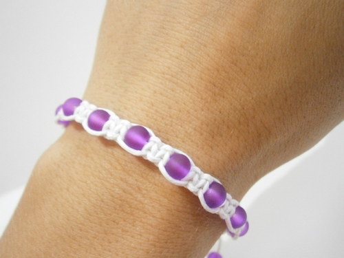 Náramek ledový... (shamballa) — foto 4