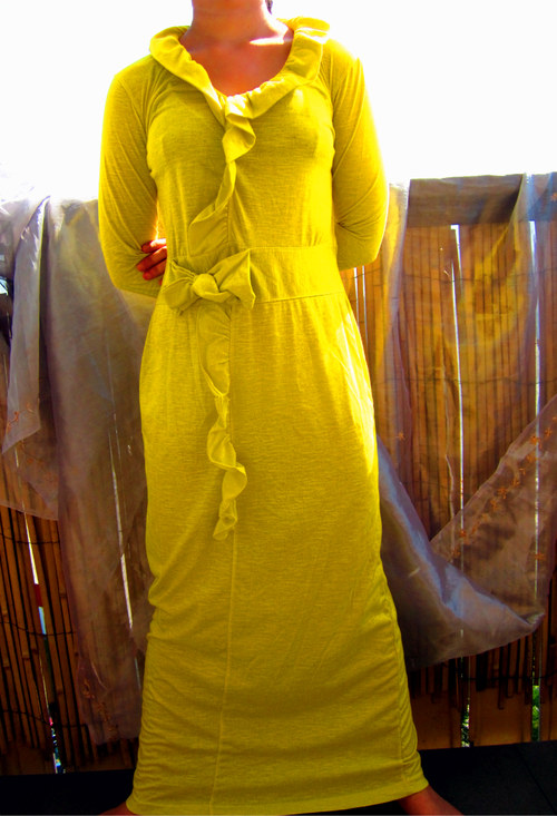 Šaty yellow romantic — foto 3