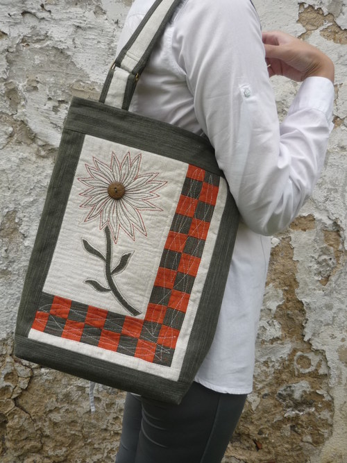 Taška s kapkou patchworku — foto 3