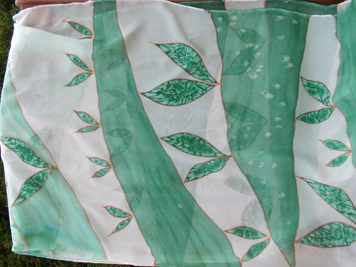 Lístečková šála 180x45 cm — foto 5