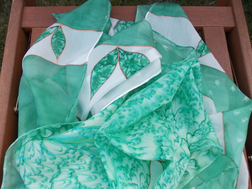 Lístečková šála 180x45 cm — foto 6