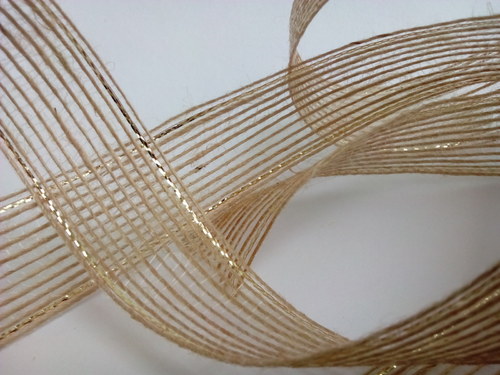 Jutová stuha vánoční 2,5 cm — foto 2