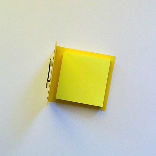 Bloček malý - žlutá mašlička (Post-it) — foto 2