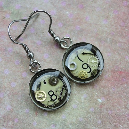 Old typewriter earings — foto 2
