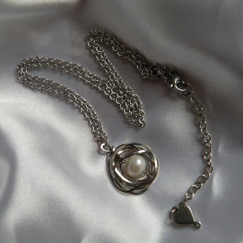 Perlové hnízdění-bílé — foto 3