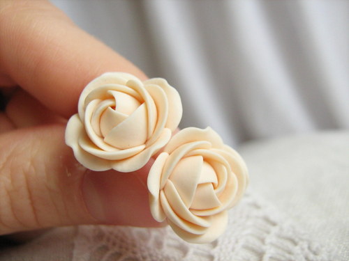 Simple colors: Peach Nude, náušnice — foto 3