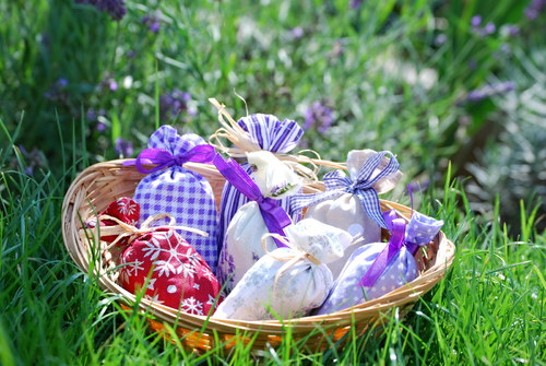 Pytlíček sušené levandule + vánoční motiv — foto 6