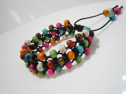 Shamballa náramek pestrobarevný — foto 5