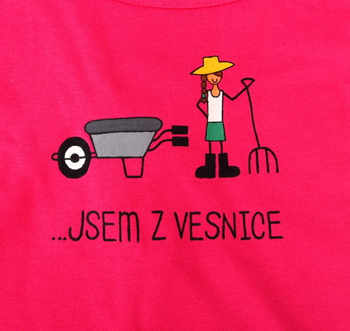 Tričko M " Jsem z vesnice " — foto 4