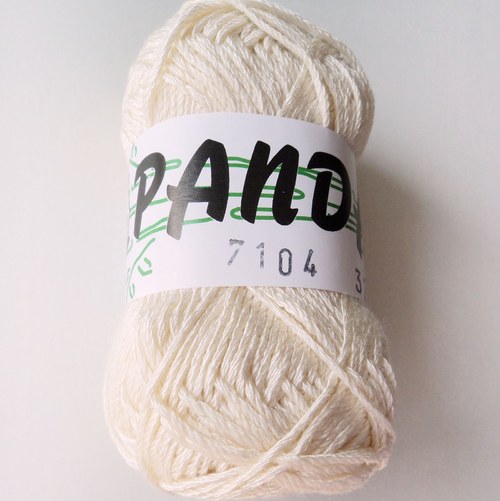 Příze PANDA bambus krémová 7104 — foto 2