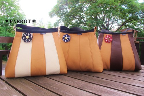 Kožená - SOLOMON BAG - NATUR - PARROT® — foto 6