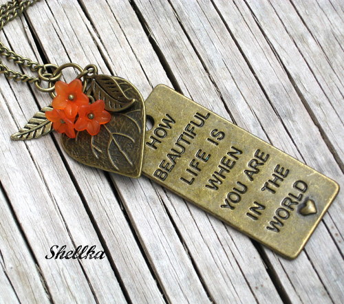Brož ,,Meadow Orange Bells,, — foto 4