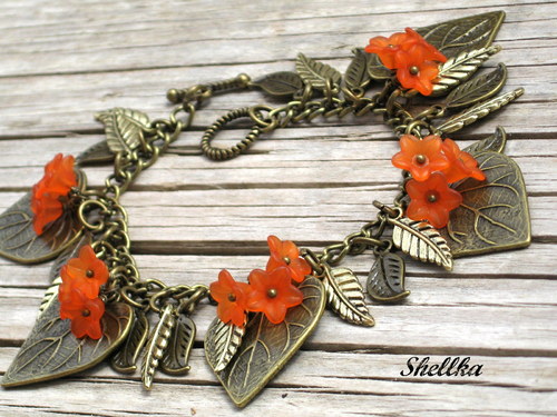 Brož ,,Meadow Orange Bells,, — foto 6