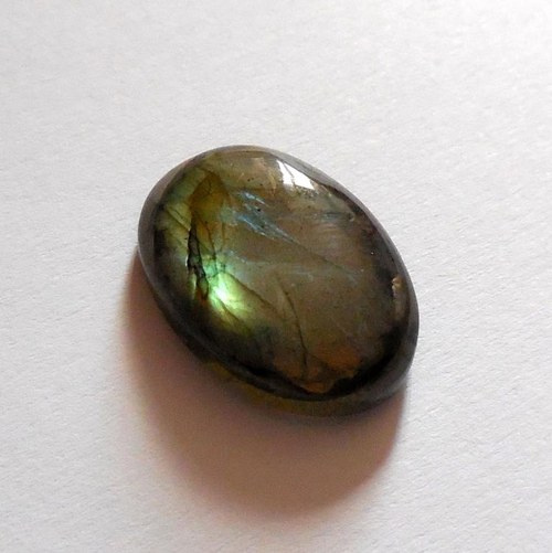 Labradorit - kabošon (23 x 16 mm) — foto 4