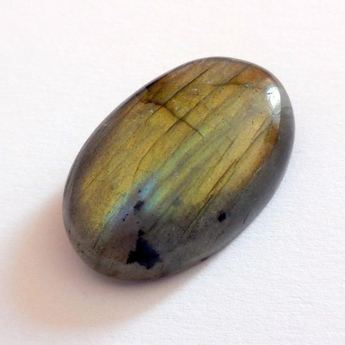 Labradorit - kabošon (29 x 19 mm) — foto 2