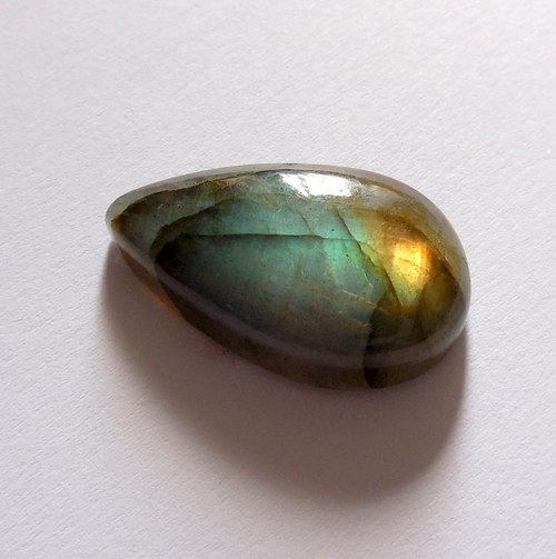 Labradorit - kabošon (29 x 17 x 7 mm) — foto 3