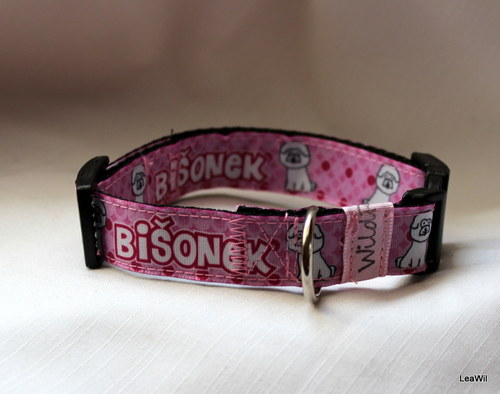 Obojek taft 2cm bišonek — foto 4