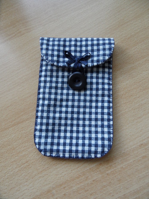 Obal na mobil modrá kostička — foto 2