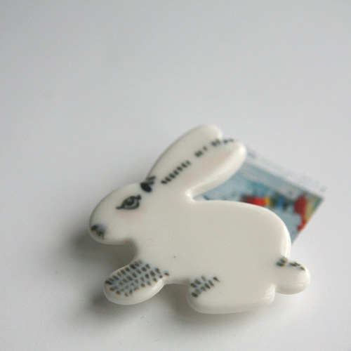 Králík ...Kuko (porcelán.brož) — foto 2
